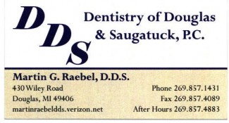 Dentistry of Douglas & Saugatuck, Dr. Martin G. Raebel