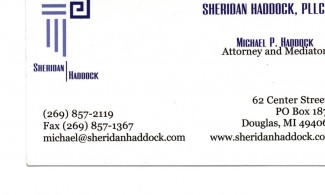 Sheridan Haddock, PLC