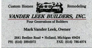 VanderLeek Builders, Inc.